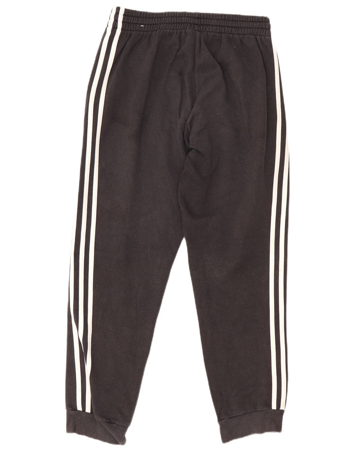 Pantaloni de trening pentru bărbați Adidas Pantaloni de jogging, bumbac mediu negru