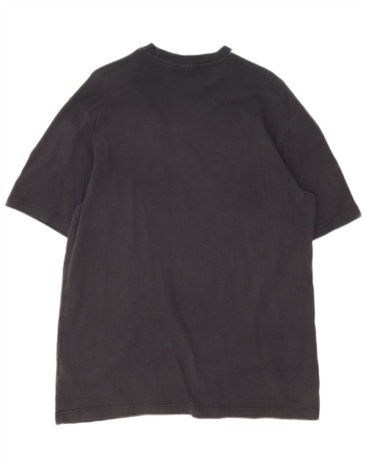 Tricou grafic Adidas pentru bărbați Top mediu negru bumbac