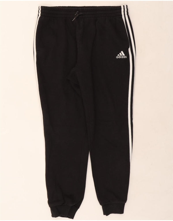 Adidas Mens Tracksuit Trousers Joggers XL  Black Cotton