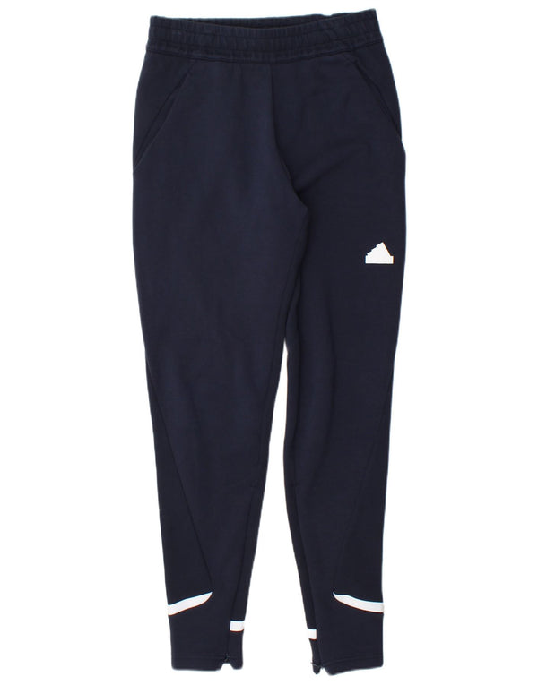 Pantaloni de trening Adidas pentru bărbați, mici, bleumarin, color block
