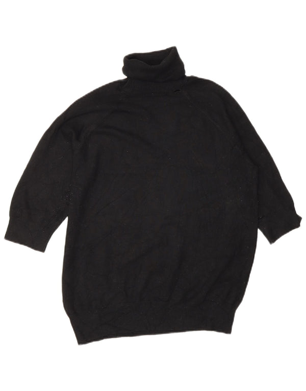 Pulover pentru femei cu gât rulat Zara UK 14 Medium Negru