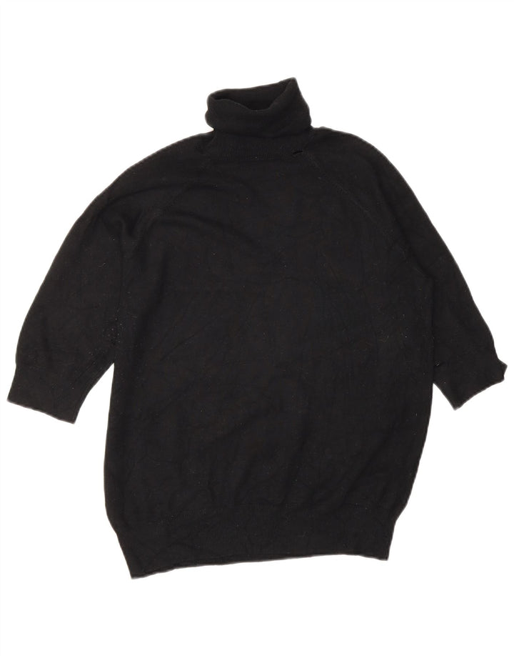 Pulover pentru femei cu gât rulat Zara UK 14 Medium Negru