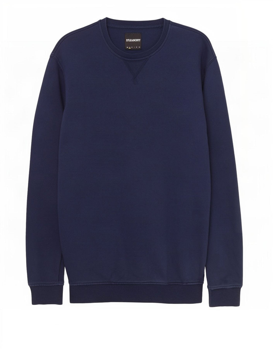 Hanorac pentru bărbați Lyle & Scott Pulover mic din bumbac bleumarin