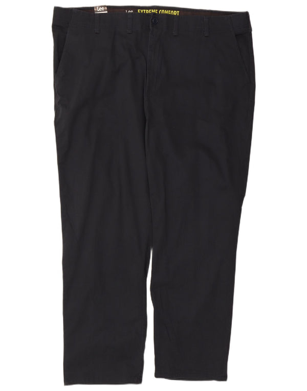 Pantaloni chino drepti LEE pentru bărbați, Extreme Comfort, L48 L30, bumbac bleumarin