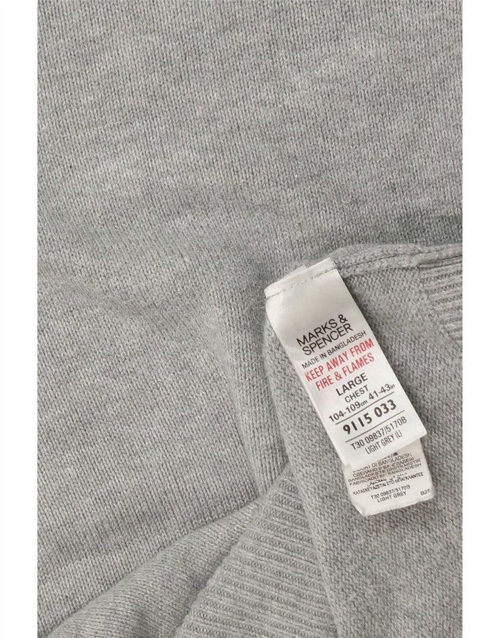Marks & Spencer pentru bărbați Blue Harbour Vest Tank Top Mare Bumbac Gri