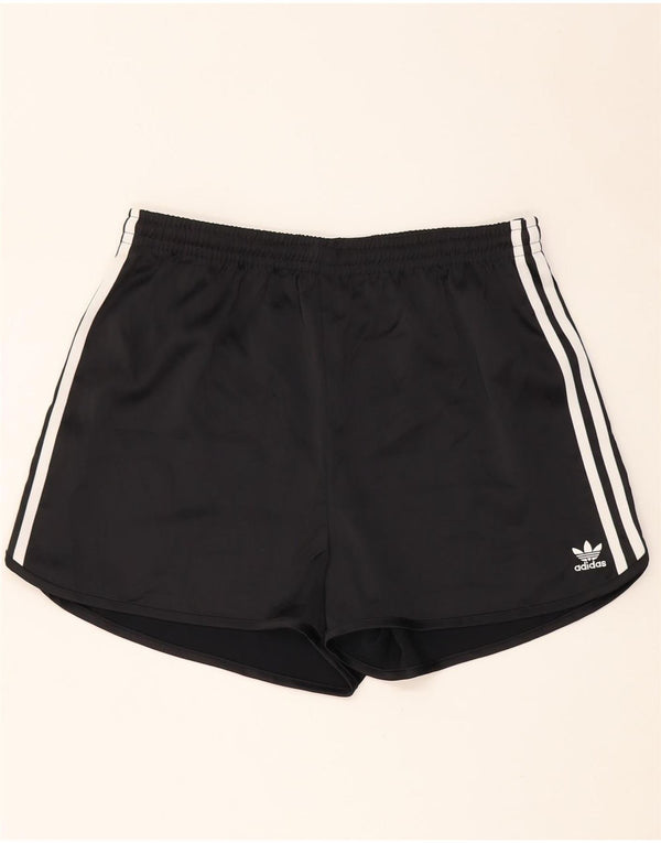Pantaloni scurți sport ADIDAS pentru femei Marea Britanie 16/18 Poliester negru mare