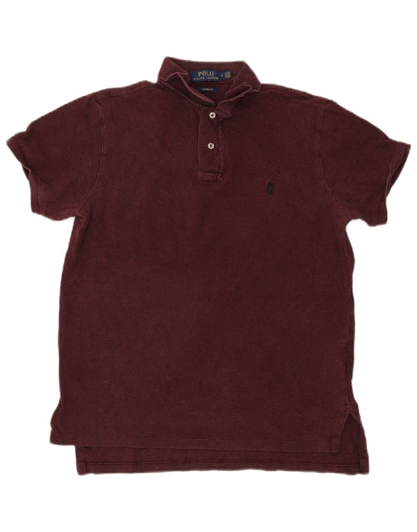 Cămașă personalizată Polo Ralph Lauren pentru bărbați, bumbac mediu burgundy