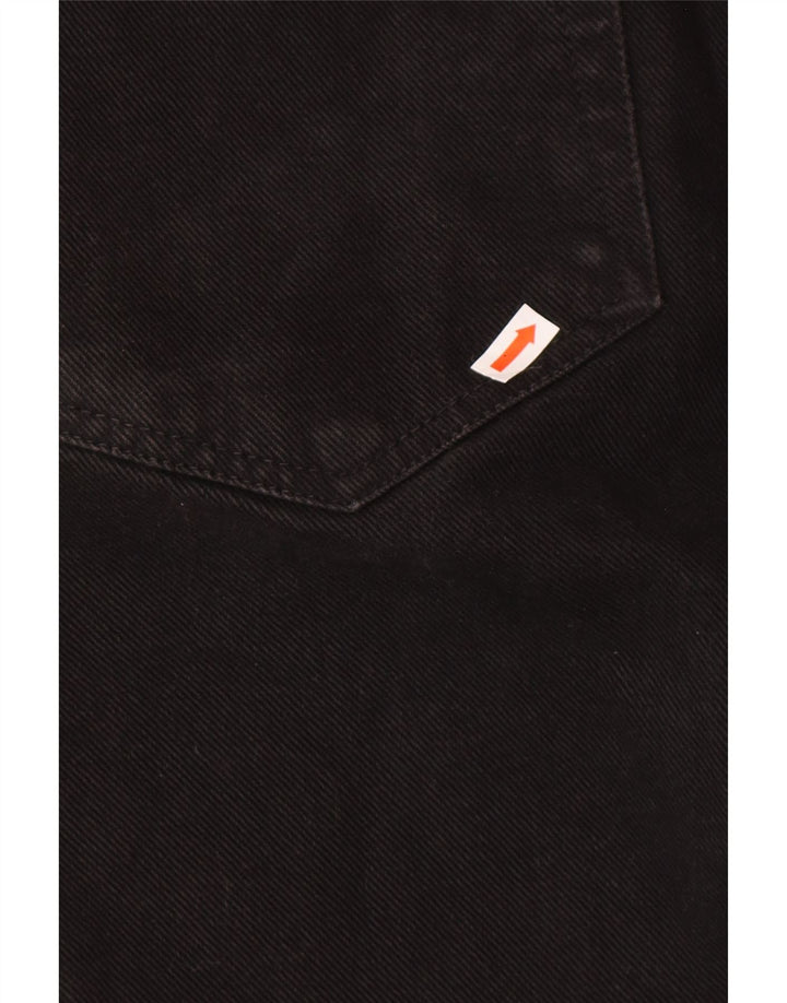 Blugi conici pentru femei CALVIN KLEIN W36 L34 bumbac negru