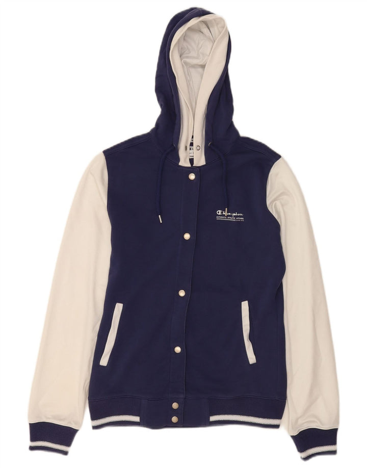 Jachetă pentru femei Champion Heritage Fit Varsity UK 14 Medium Bleumarin