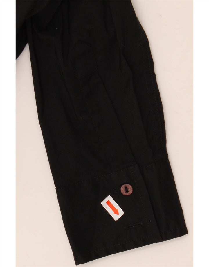 Trussardi Body cu mânecă lungă pentru femei UK 12 Bumbac mediu negru