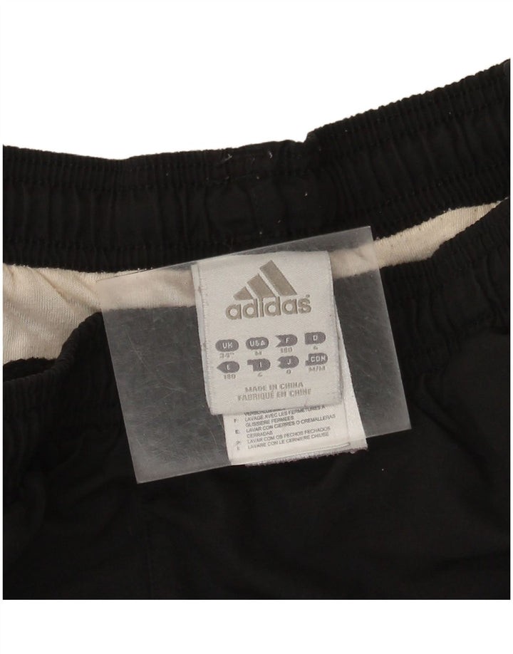 Pantaloni de trening pentru bărbați Adidas Pantaloni de jogging, mari, negru, poliester