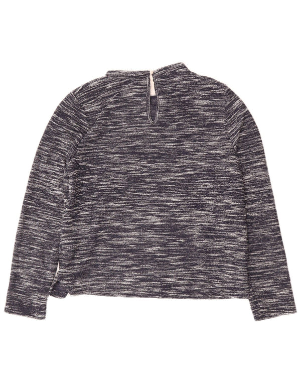 Bluză cu mânecă lungă pentru femei Oasis UK 14 Medium bleumarin pete