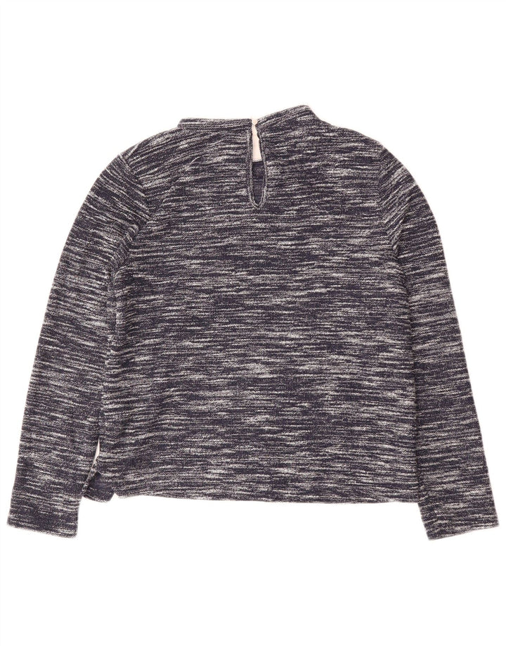 Bluză cu mânecă lungă pentru femei Oasis UK 14 Medium bleumarin pete