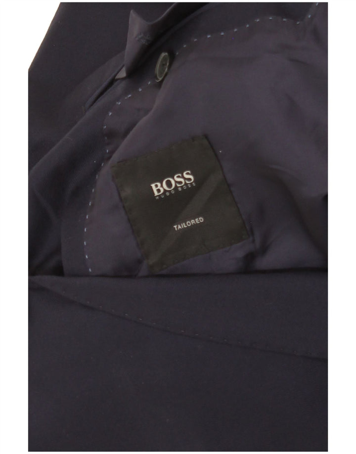 Jachetă pentru bărbați Hugo Boss Tailored 2 Button Blazer UK 36 Small Bleumarin