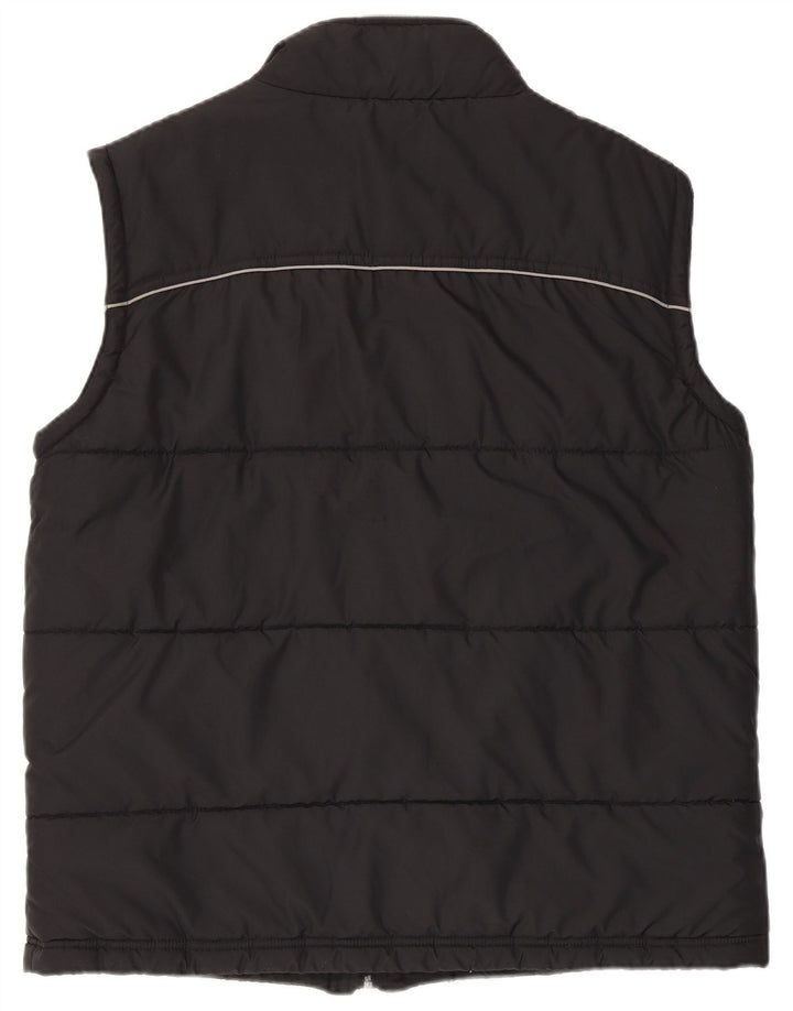 Gilet căptușit pentru bărbați REEBOK UK 40, mare, negru, poliester