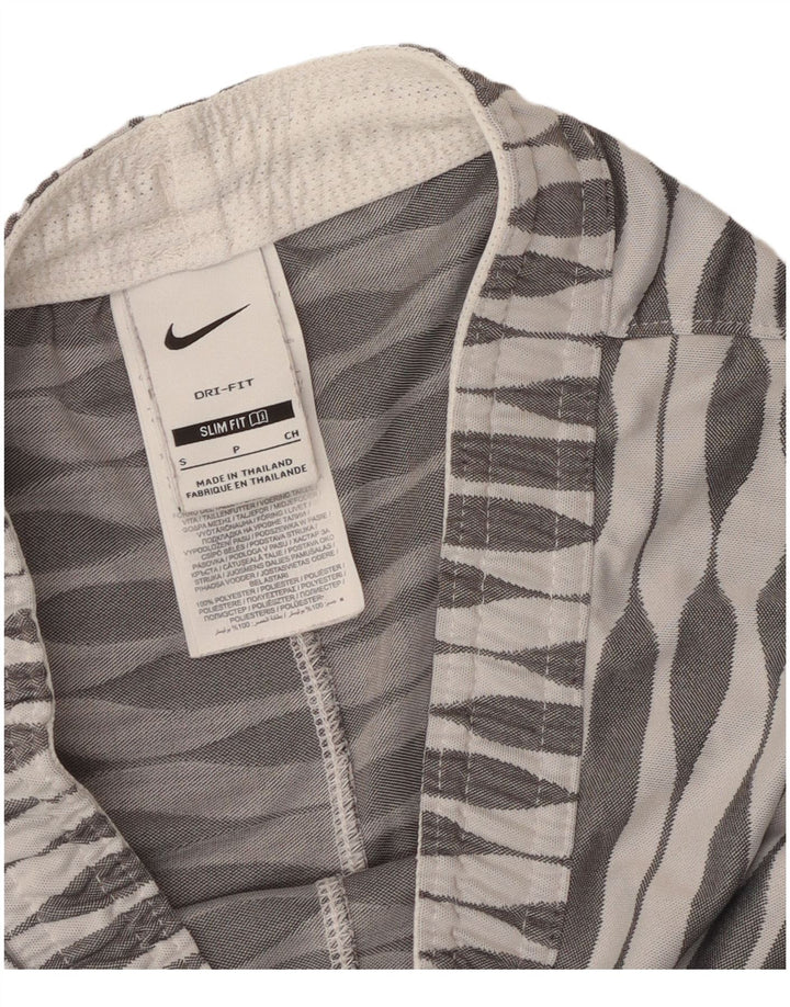 Pantaloni scurți sport Nike Dri Fit Slim Fit pentru bărbați, gri, poliester geometric