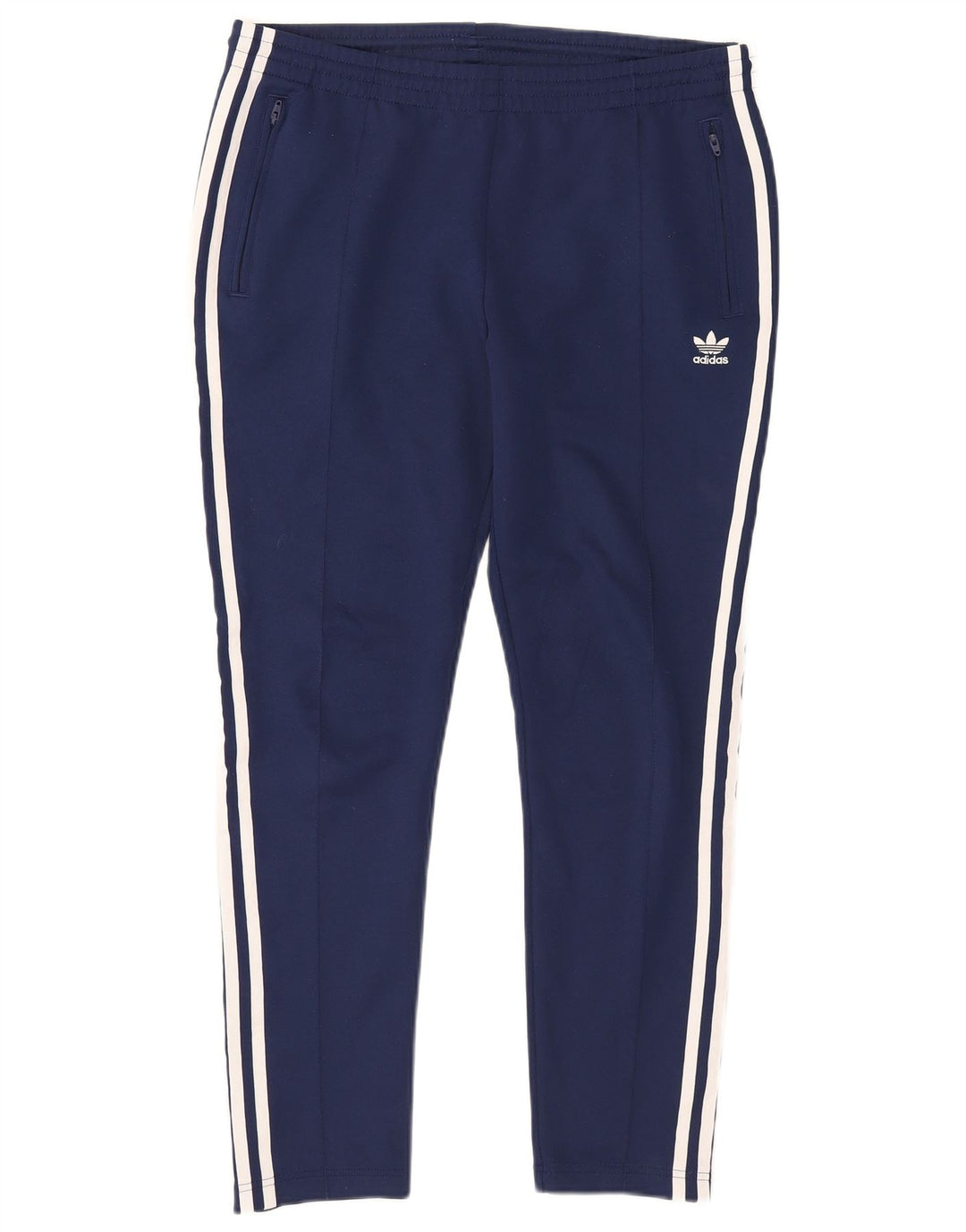 Pantaloni de trening Adidas pentru femei UK 14 Poliester mari bleumarin