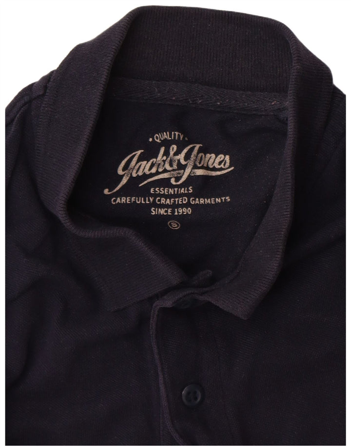 Tricou polo Jack & Jones pentru bărbați, bumbac, albastru bleumarin
