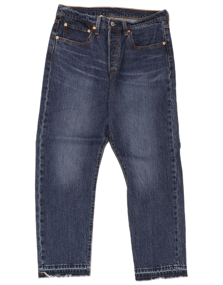 Blugi tăiați pentru bărbați Levi's 501 W30 L26 Bumbac albastru