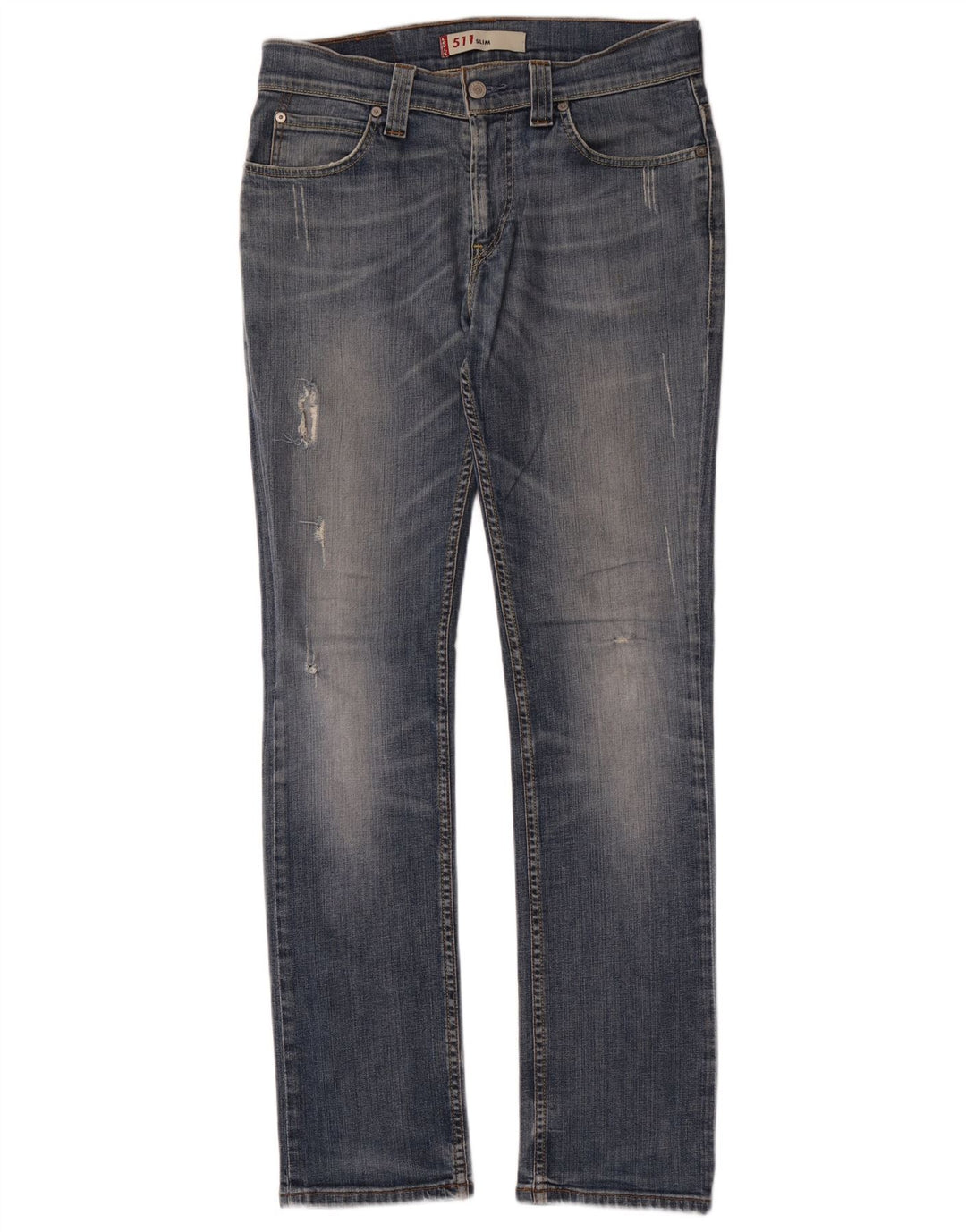 Blugi Levi's 511 Distressed Slim W33 L34 Albastru