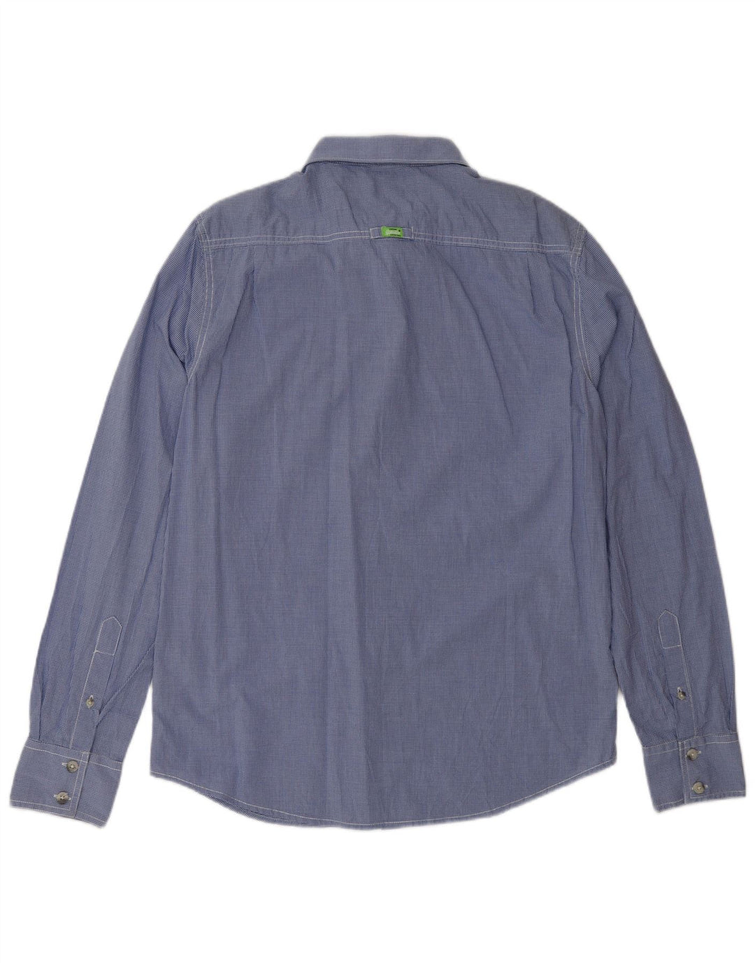 Cămașă pentru bărbați SUPERDRY XL, bumbac vichy albastru