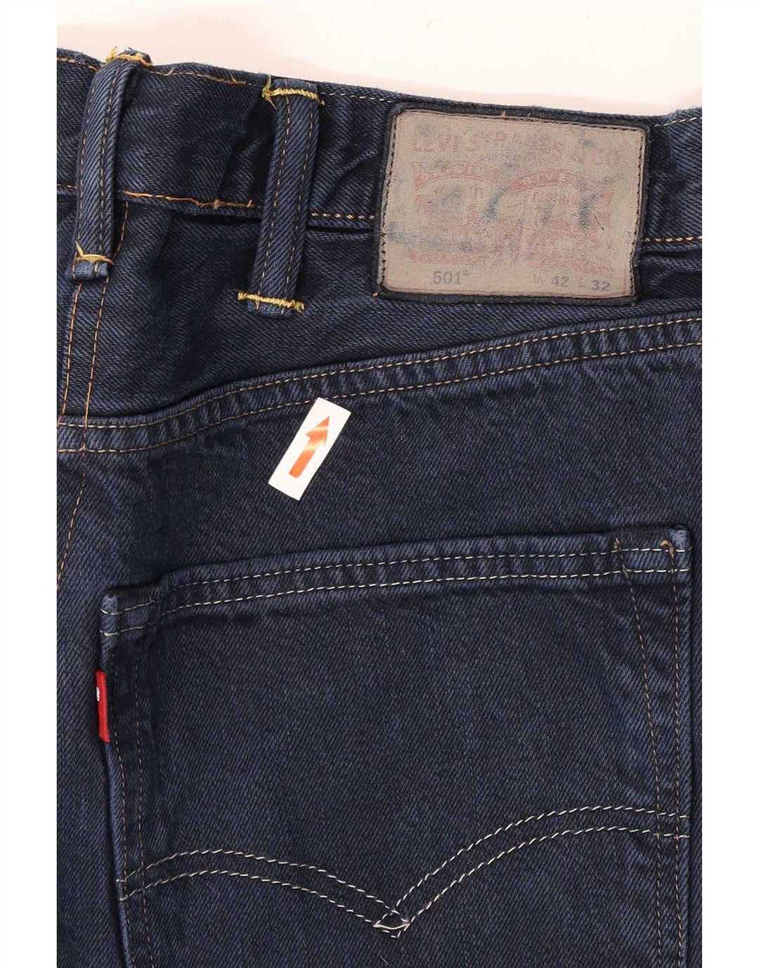 Blugi drepti pentru bărbați Levi's 501 W42 L32 bleumarin