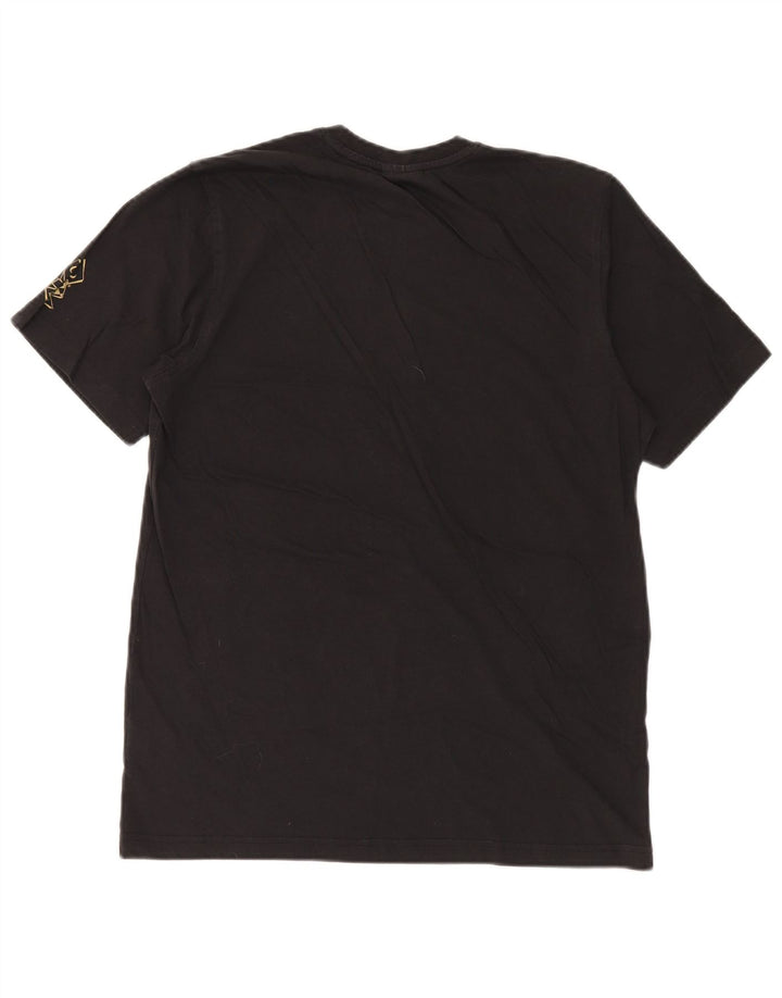 Tricou grafic Adidas pentru bărbați Top mediu negru bumbac