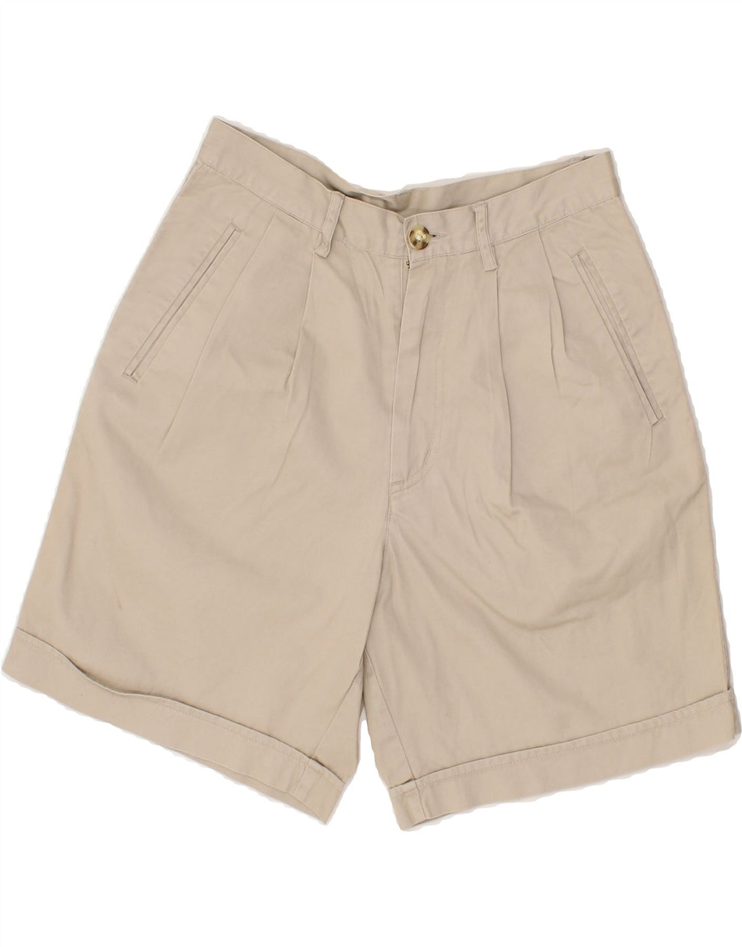 RIFLE Womens Pegged Chino Shorts W29 Medium  Beige Cotton Vintage Rifle and Second-Hand Rifle from Messina Hembry 
