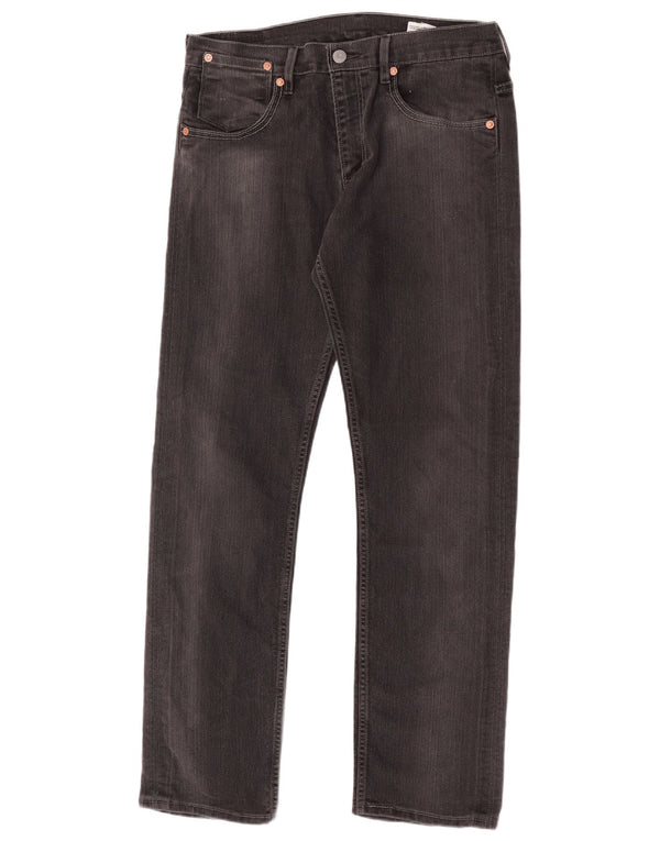 Blugi drepti pentru bărbați Levi's 504 W32 L34 bumbac gri
