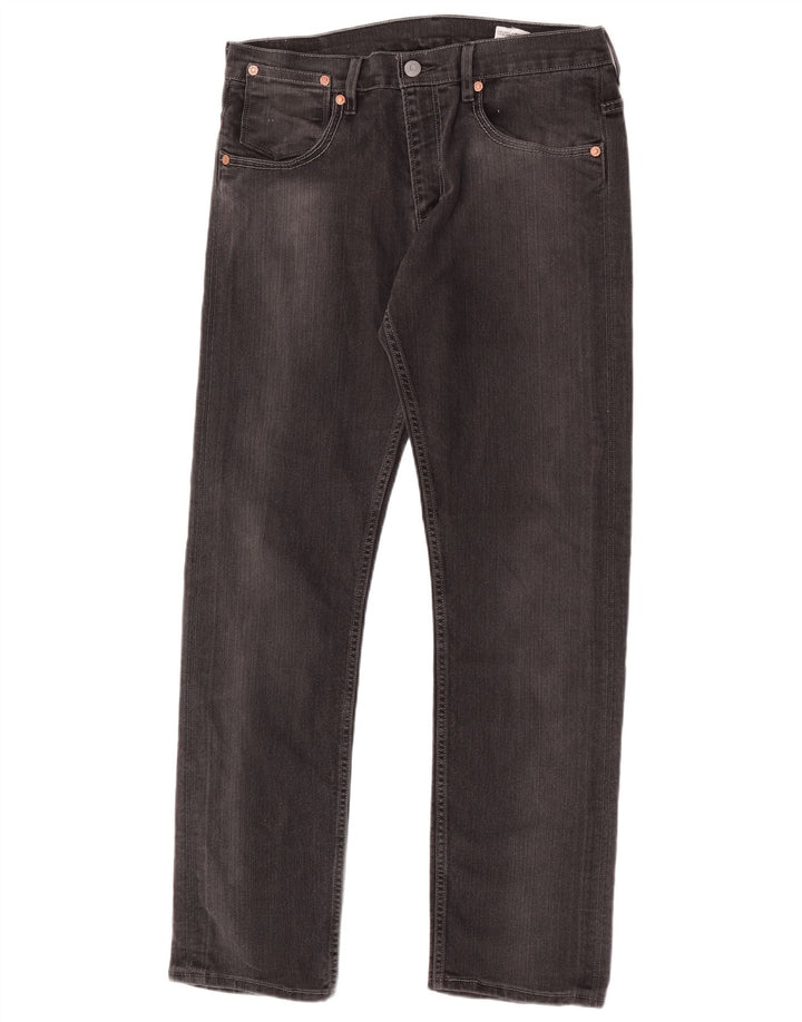 Blugi drepti pentru bărbați Levi's 504 W32 L34 bumbac gri