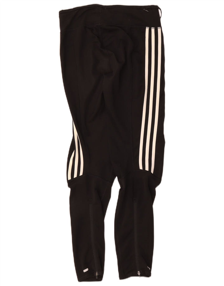 Adidas Womens Response Leggings UK 10 Small Black Poliester Sports