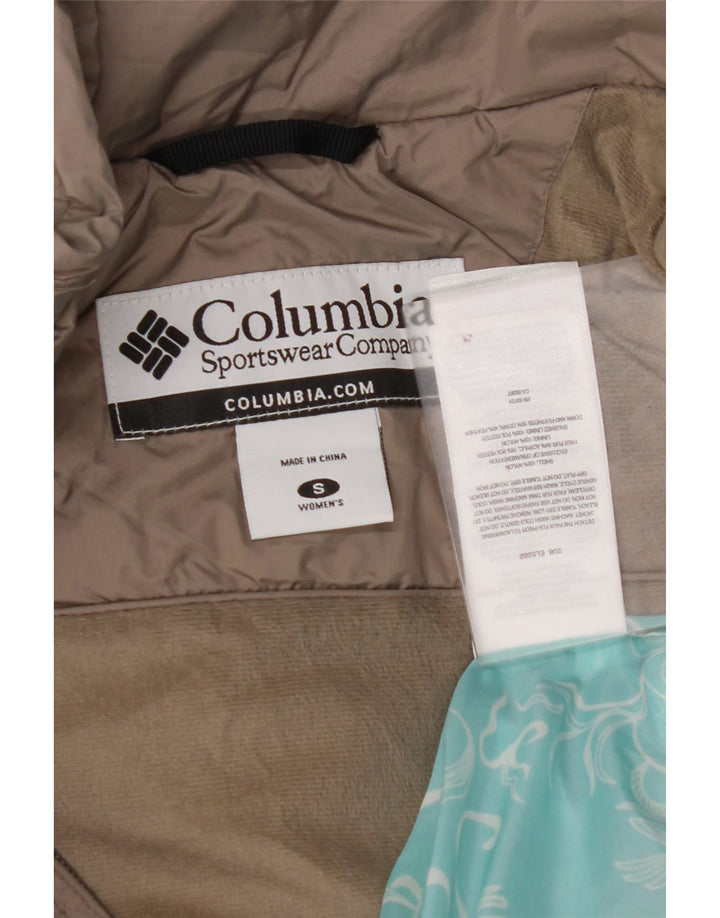 Jachetă căptușită cu glugă supradimensionată pentru femei COLUMBIA UK 10, nailon, gri mic