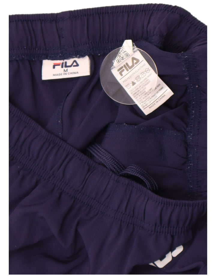 Pantaloni de trening Fila Bărbați Joggeri Mediu Bleumarin Poliester
