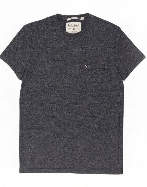 Jack Wills tricou pentru bărbați Top XS bleumarin bumbac cu pete