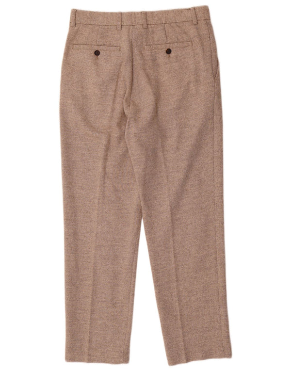 Pantaloni Drepți Zara Femei Mici L28 L29 Bej