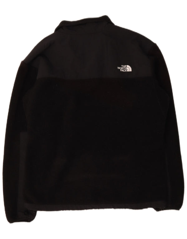 The North Face Mens Fleece Jacket UK 38 Medium Black Poliester