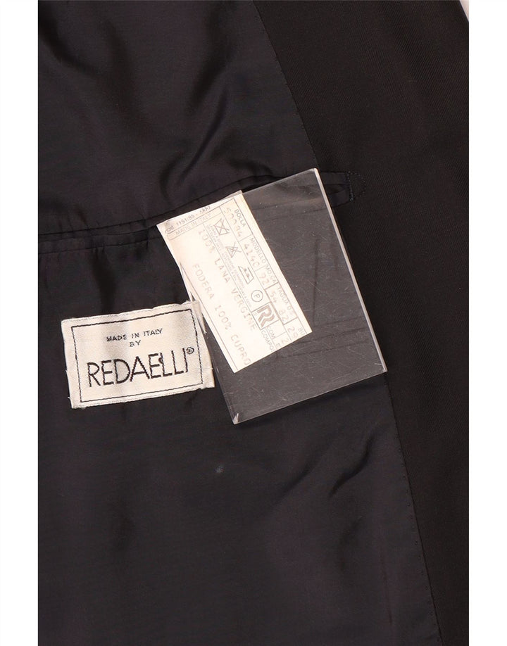 Jachetă Blazer pentru bărbați Redaelli IT 54 2XL Lână neagră