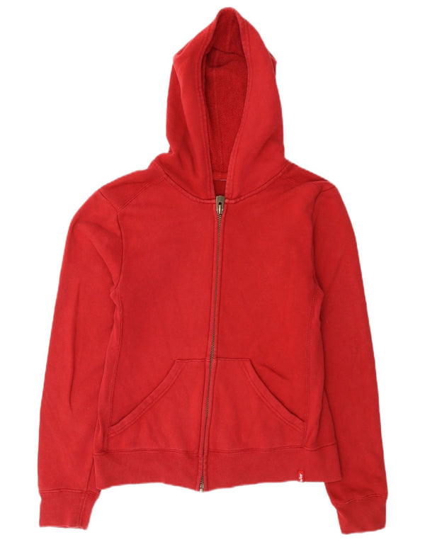 Pulover Levi's Crop Zip Hoodie pentru femei UK 10 Small Red