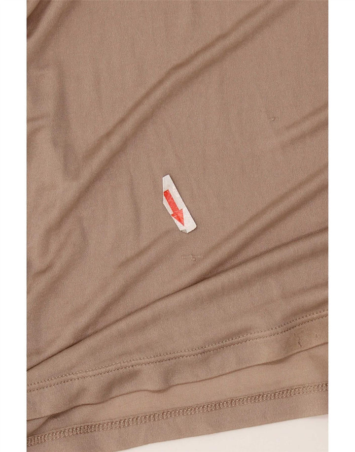 Tricou polo cu mânecă lungă pentru femei Max & Co. UK 12 Bej mediu