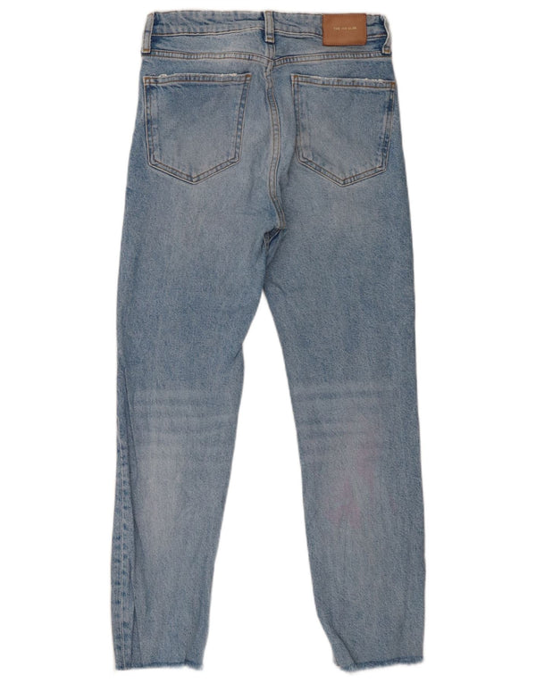 Blugi slim dama Zara EU 36 XS W26 L27 Albastru Bumbac
