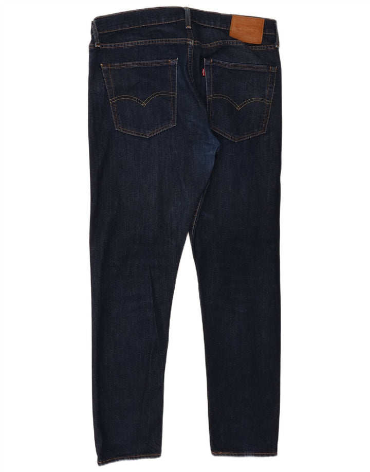 Blugi conici pentru bărbați Levi's 512 Slim Fit W36 L32 bumbac bleumarin