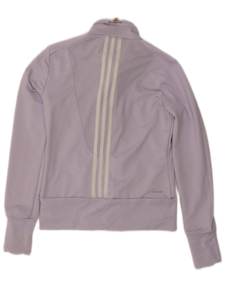 Jachetă de top pentru trening Adidas Clima 365 pentru femei UK 12 Poliester violet mediu