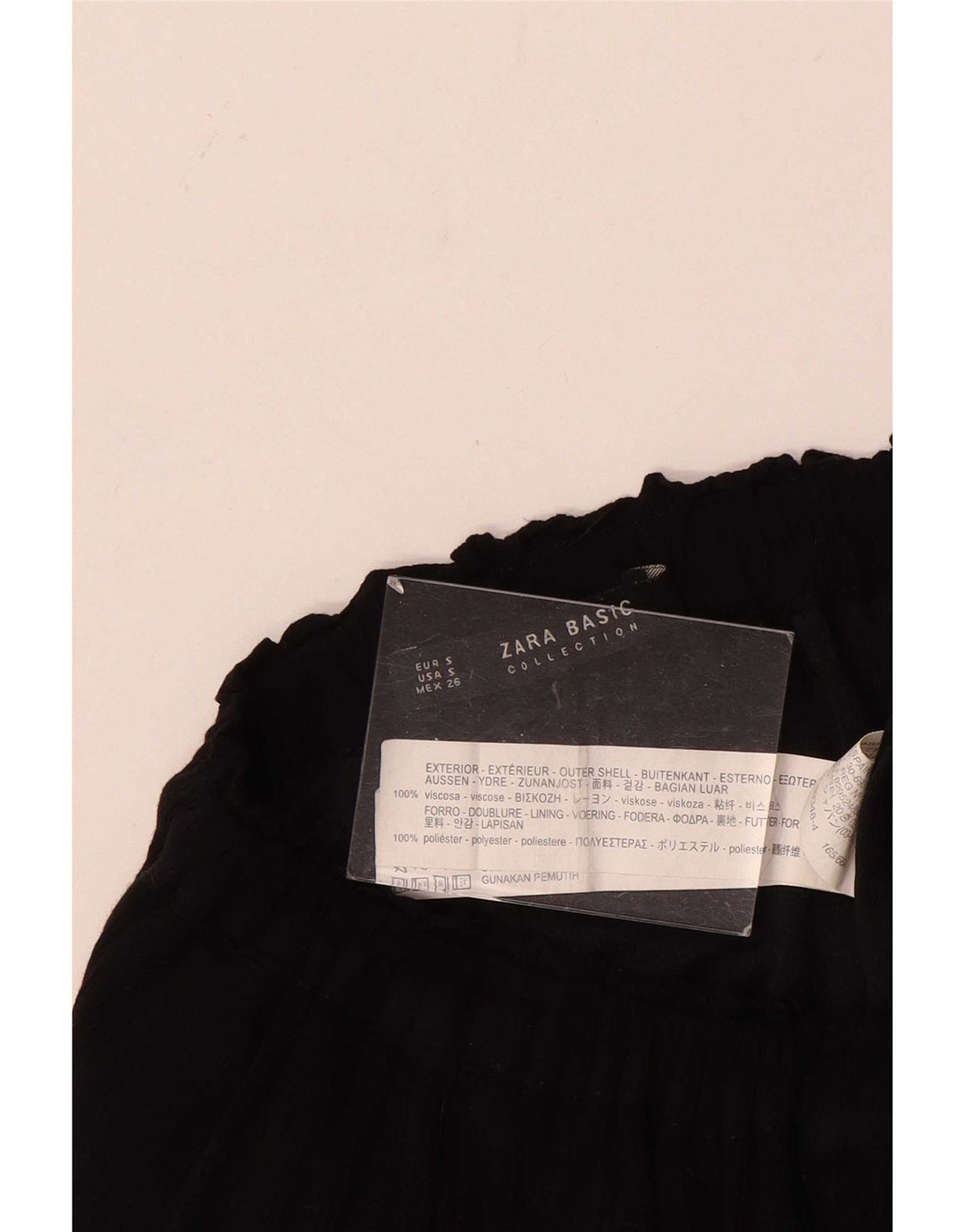 Fusta Maxi pentru Femei Zara Mic W26 Viscoza Neagra