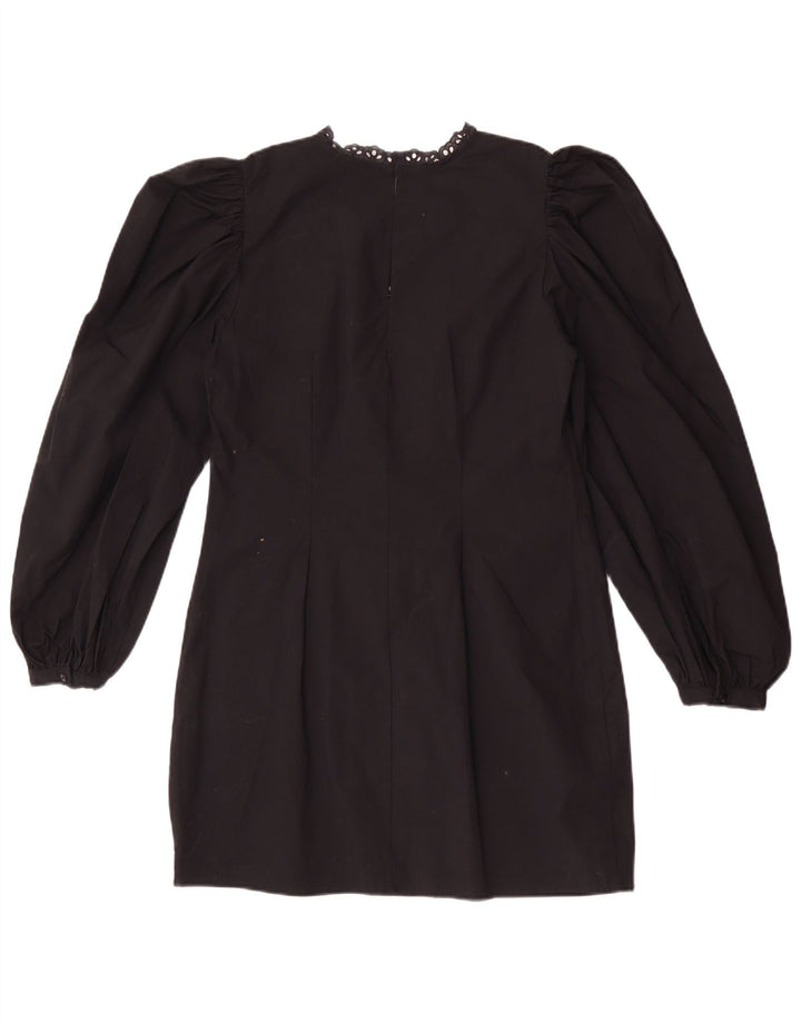 Rochie schimbătoare cu mânecă lungă pentru femei Zara UK 14 mare neagră