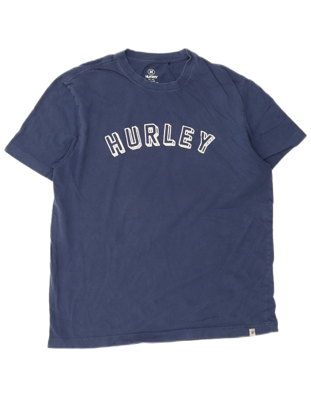 Tricou grafic pentru bărbați Hurley Top mediu din bumbac bleumarin
