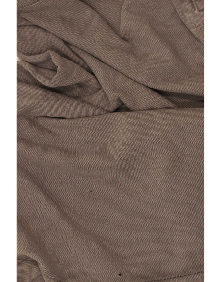 Tricou polo pentru bărbați Napapijri, bumbac gri mediu