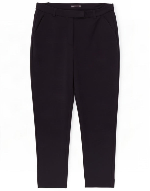 Marks & Spencer Pantaloni chino subțiri pentru femei UK 18 XL W36 L28 Bleumarin