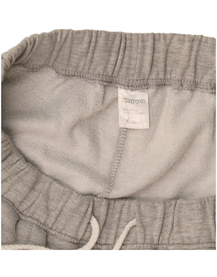 Pantaloni de trening pentru bărbați Kappa, bumbac cu pete gri mari