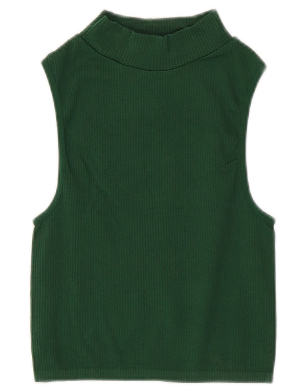 Top cu vestă pentru femei Zara UK 4 XS Verde