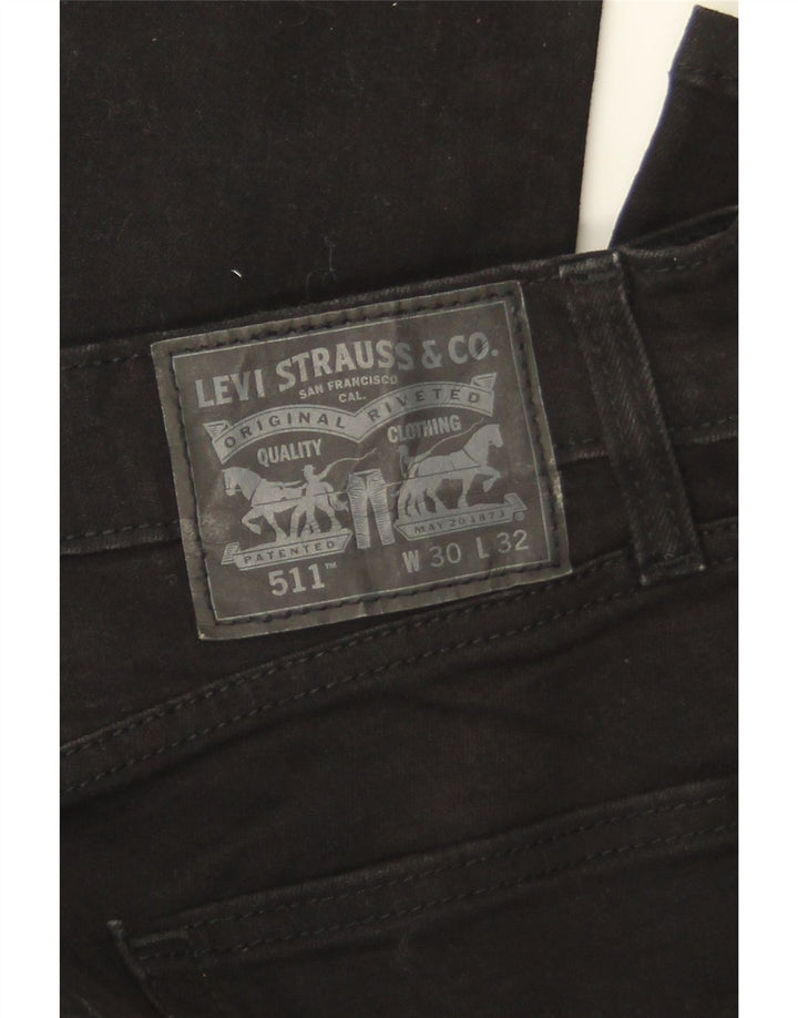 Blugi Levi's 511 Slim pentru bărbați W30 L32 negri